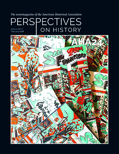 Perspectives on History February 2024 Cover. 